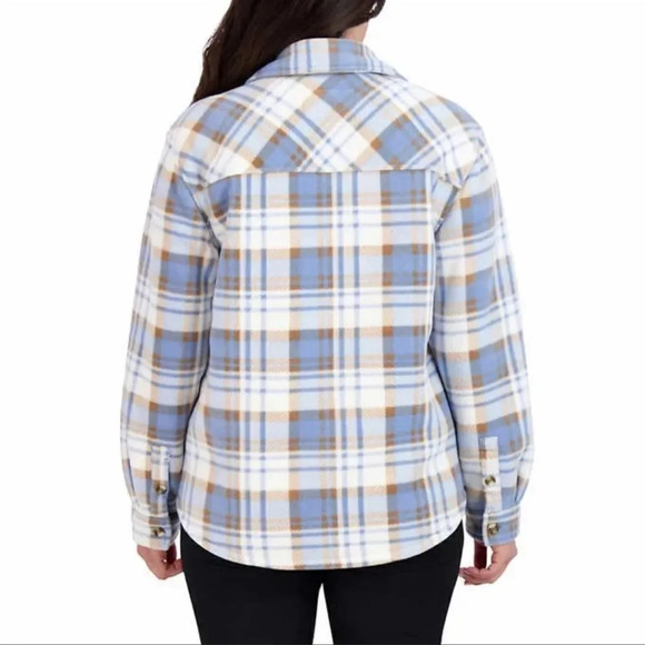 Sage Ladies' Plush Shirt Jacket - Picture 4 of 9